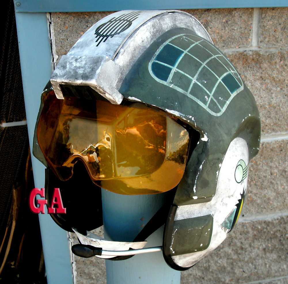 Star Wars **CUSTOM** Movie Costume Replica X-wing Resistance Pilot Helmet Decals 